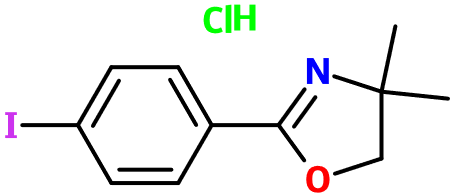 (图片) MC095222 2-(4-Iodophenyl)-4,4-dimethyl-5H-1,3-oxazole HCl